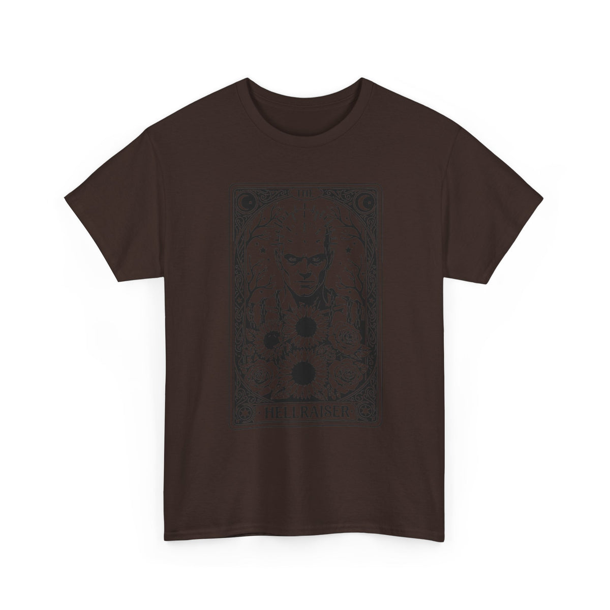 Hellraiser Tarot Card T-Shirt — Gothic Horror Pinhead Graphic Tee