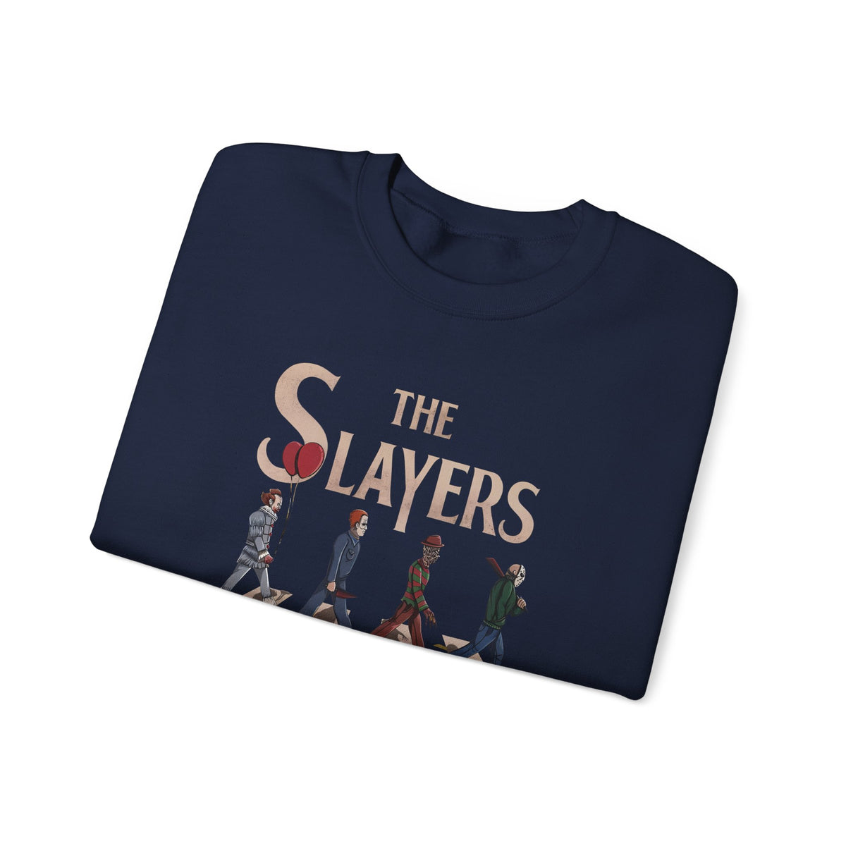Sweatshirt — "The Slayers" Abbey Road Band Parody Crewneck