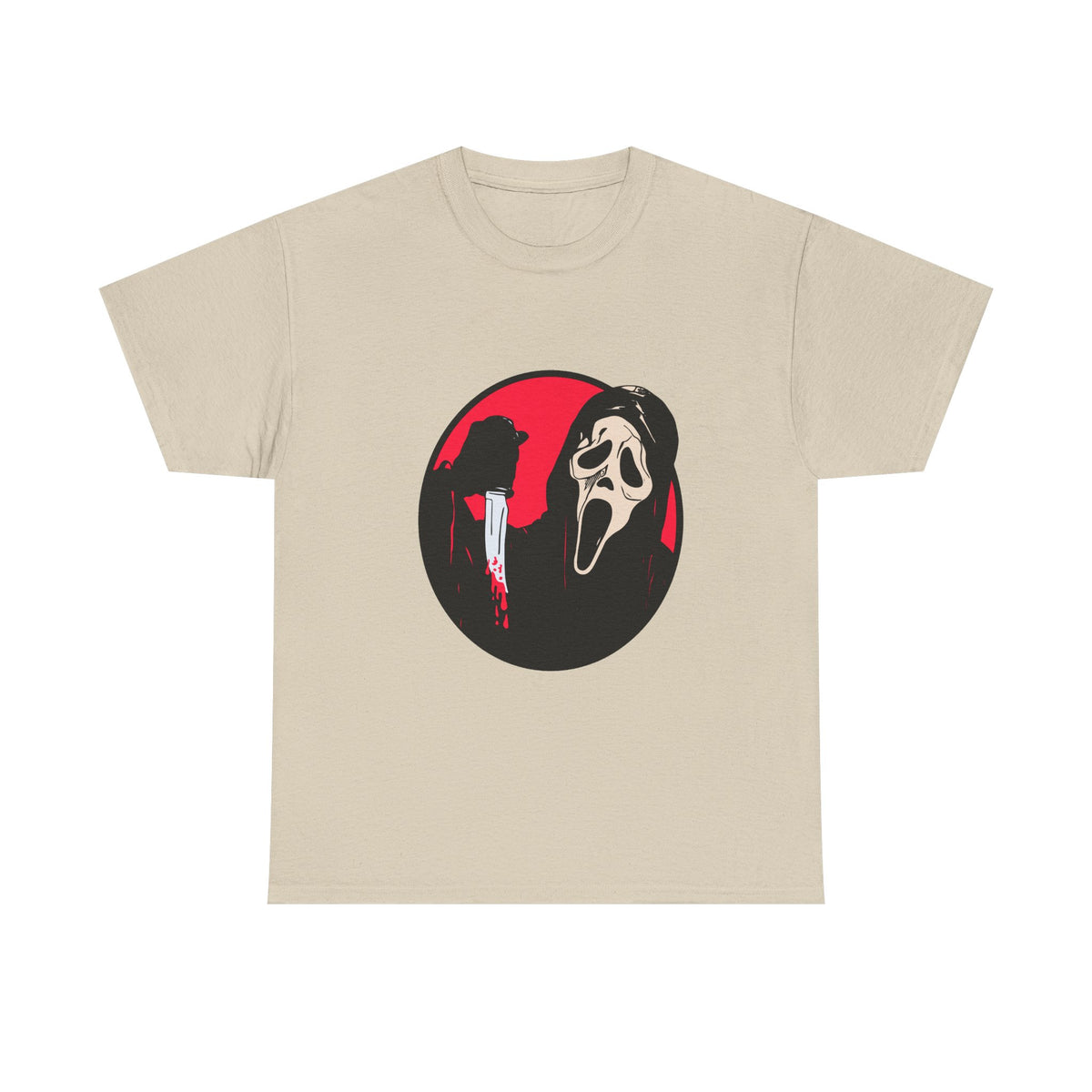 Scream Mask Horror Movie T-Shirt