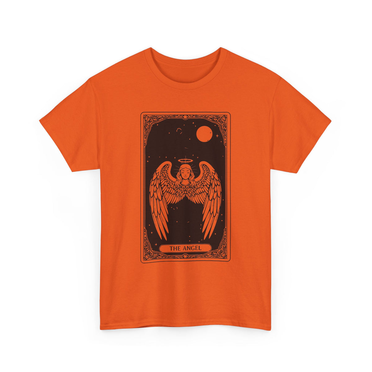 Tarot 'The Angel' Graphic Tee — Gothic Moonlight Angel Shirt