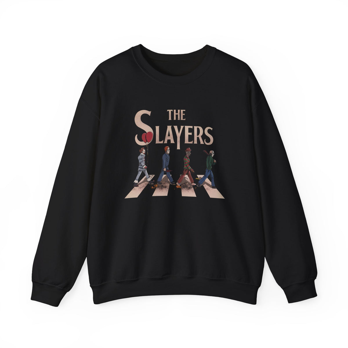 Sweatshirt — "The Slayers" Abbey Road Band Parody Crewneck