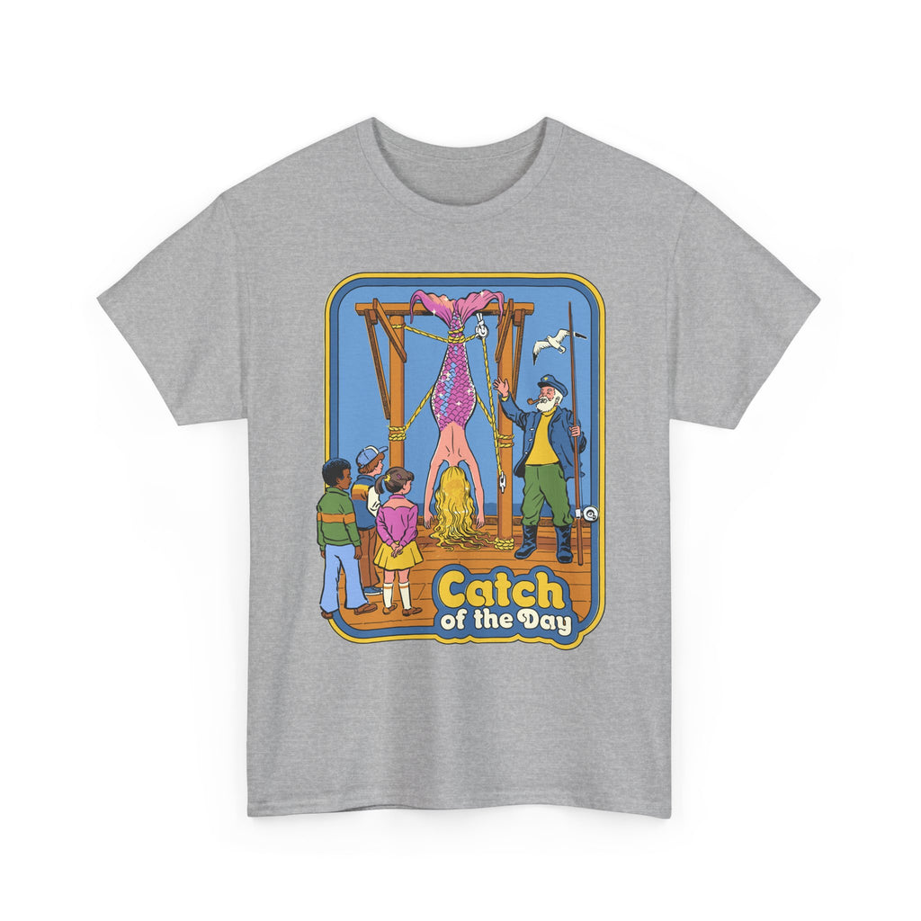 T-Shirt — "Catch of the Day" Retro Fishing Illustration Tee