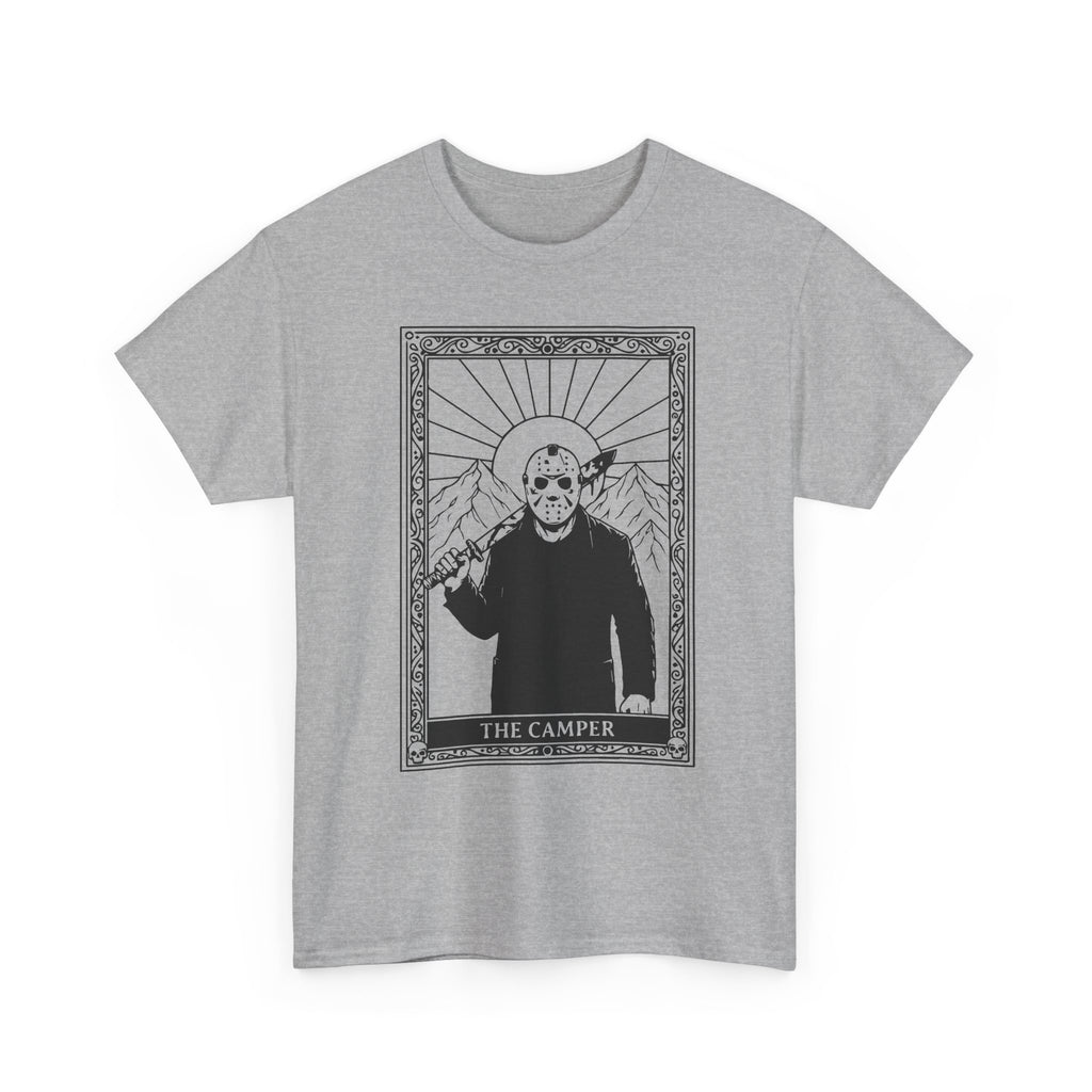 Skull Saint Graphic Tee — Mountain Tarot Illustration