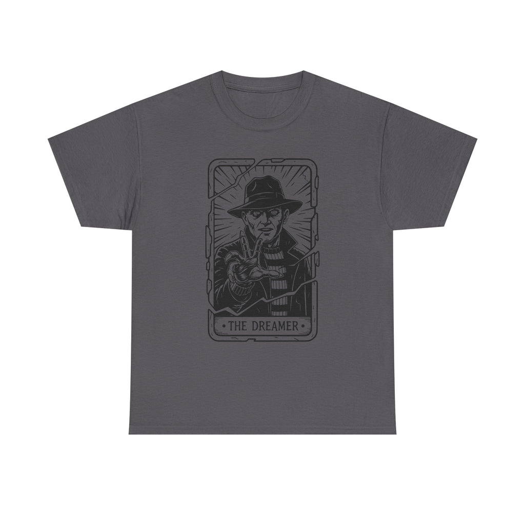Dreamer Tarot Tee — Vintage Noir Illustration T-Shirt