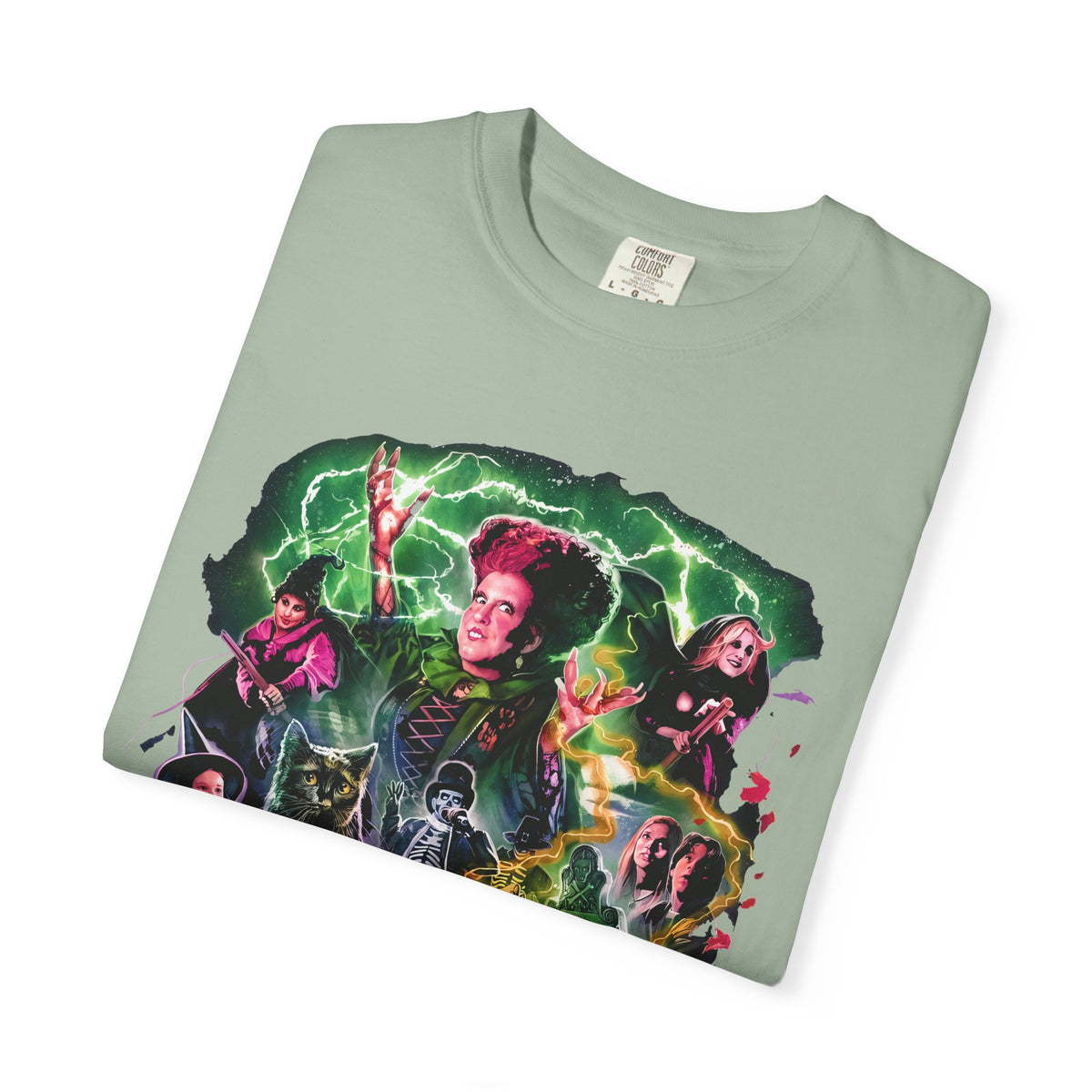 Horror Movie Collage T-Shirt — Vintage Villains & Monsters Graphic Tee