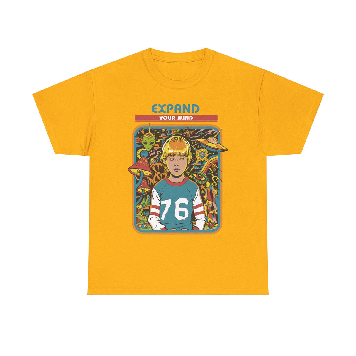 Retro 'Expand Your Mind' Tee — Vintage Sci‑Fi Graphic T-Shirt