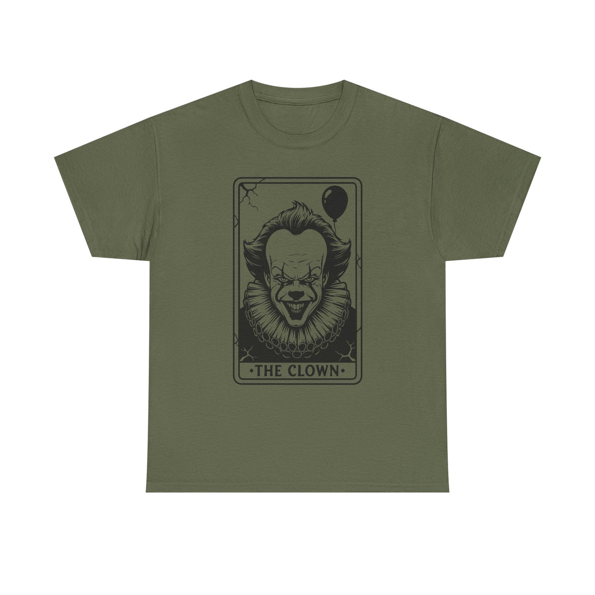 Horror Clown Tarot T-Shirt — 'The Clown' Graphic Tee