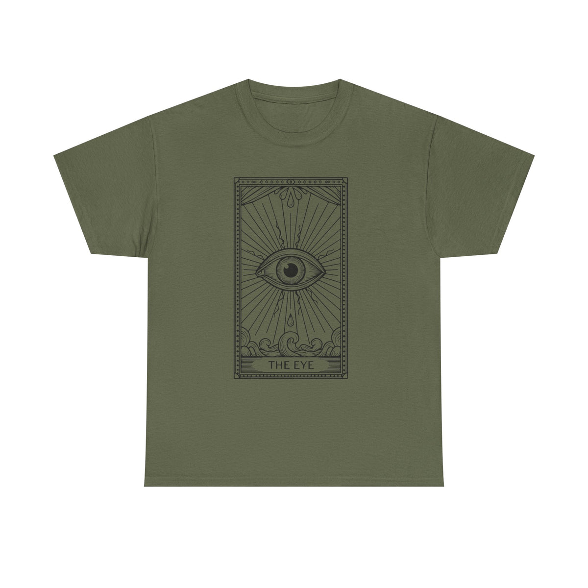 Tarot 'The Eye' Graphic Tee — Mystic Occult Card T-Shirt