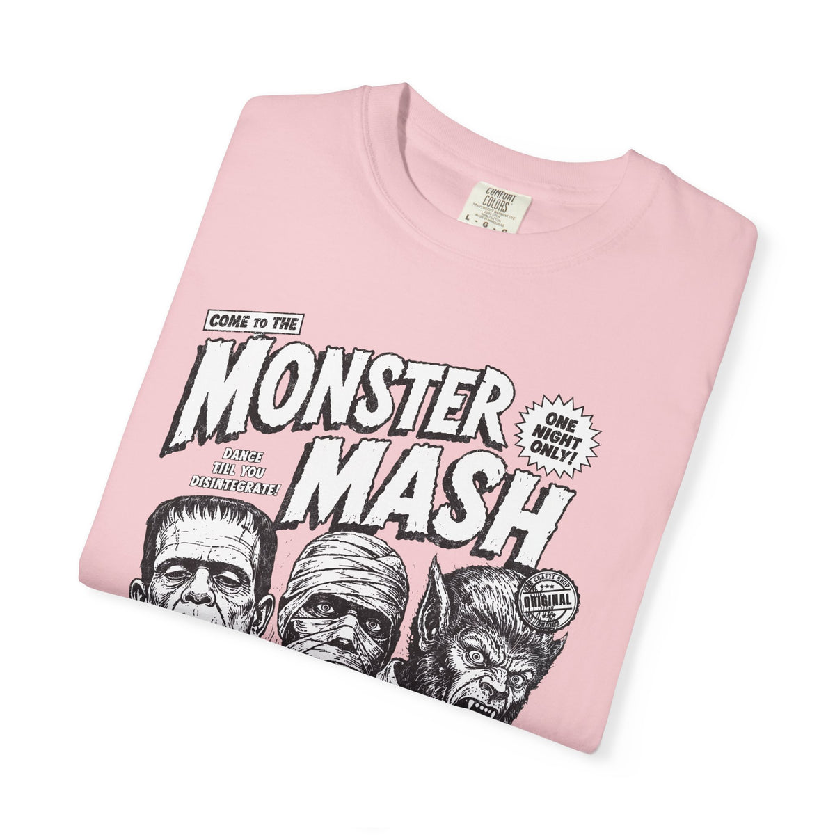 Monster Mash Vintage Horror T-Shirt — Retro Frankenstein Wolfman Mummy Concert Poster