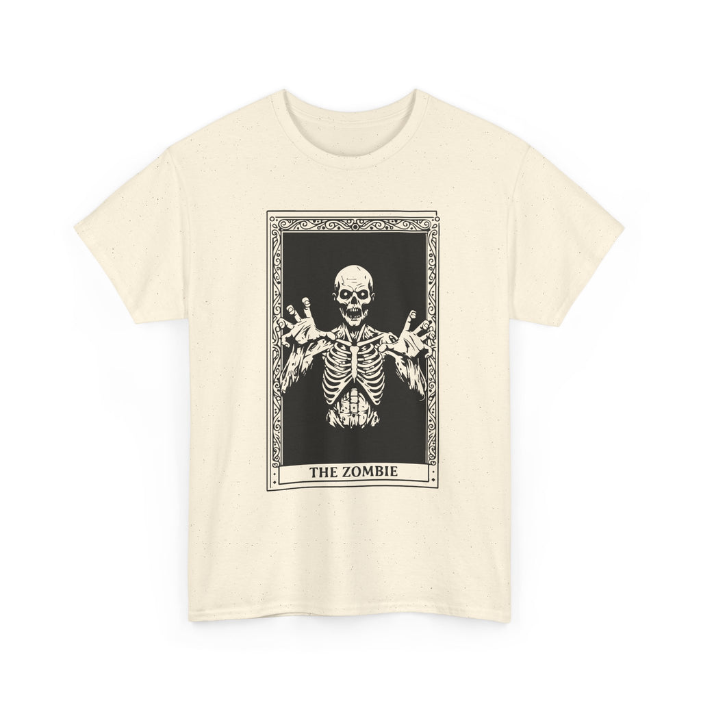 Zombie Tarot T‑Shirt — 'The Zombie' Skeletal Tarot Card Tee