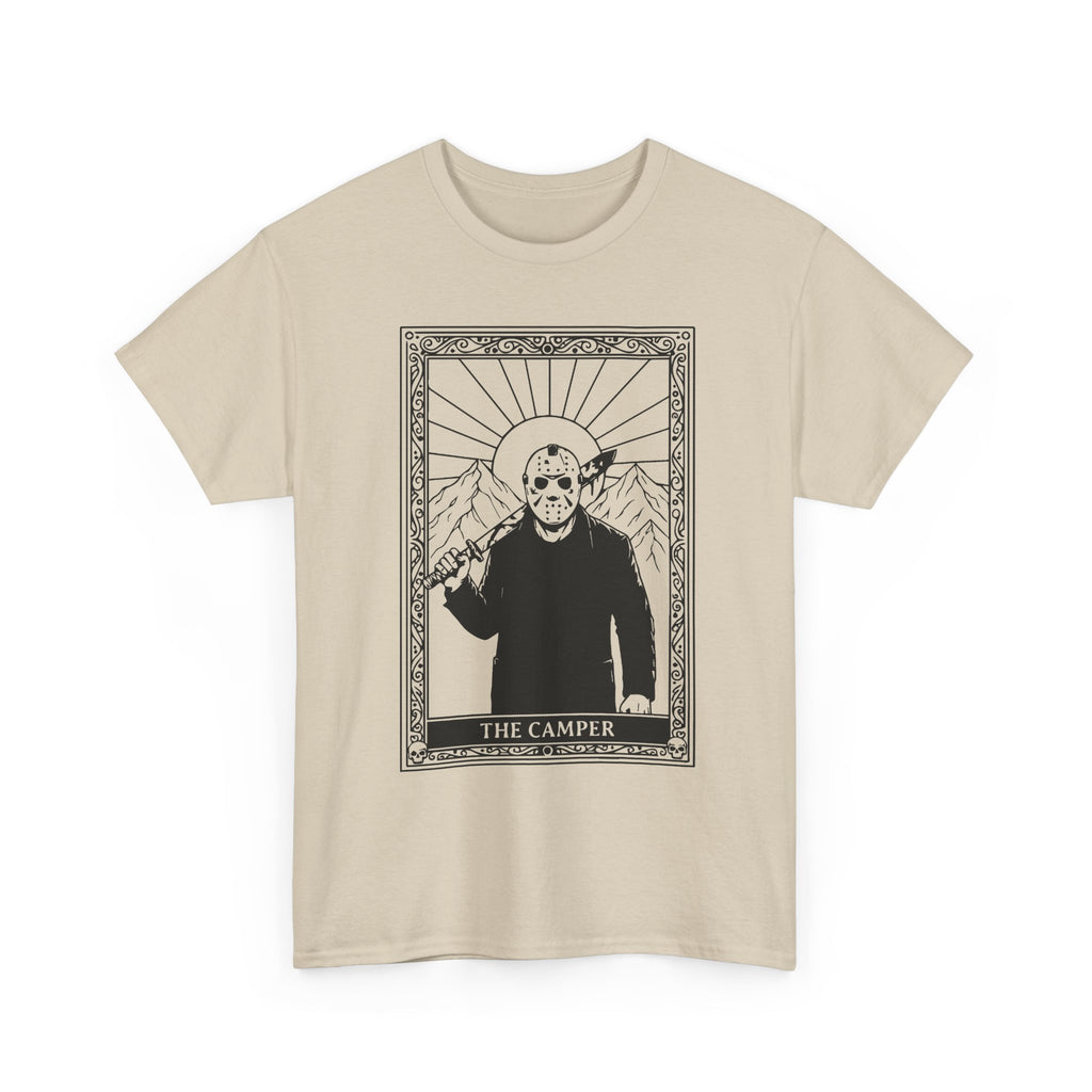 Skull Saint Graphic Tee — Mountain Tarot Illustration