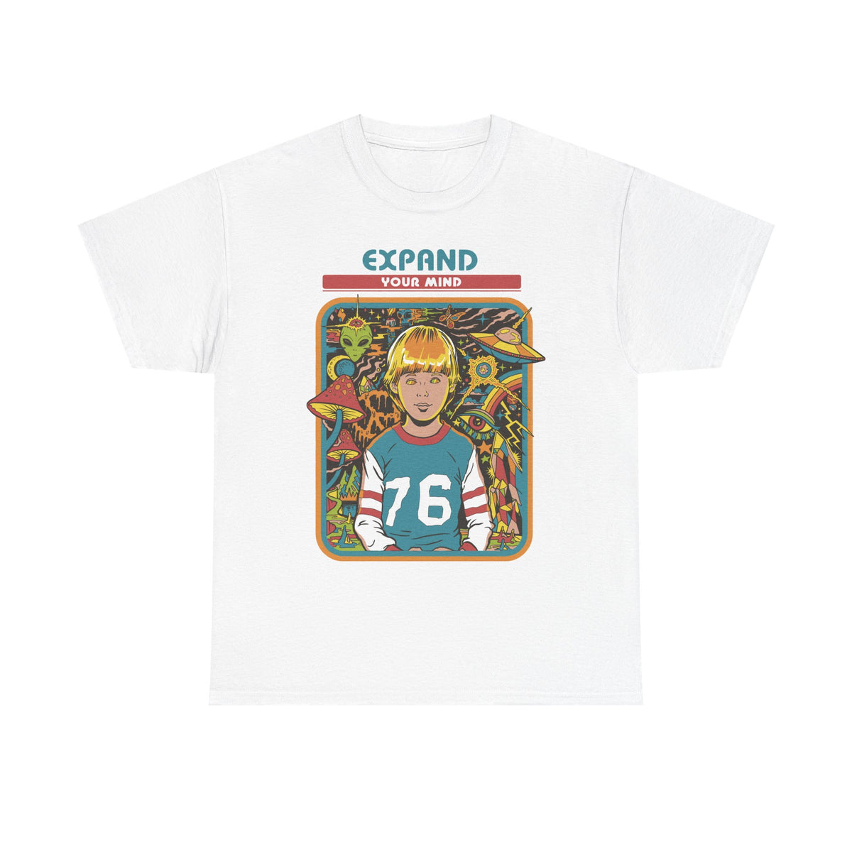 Retro 'Expand Your Mind' Tee — Vintage Sci‑Fi Graphic T-Shirt