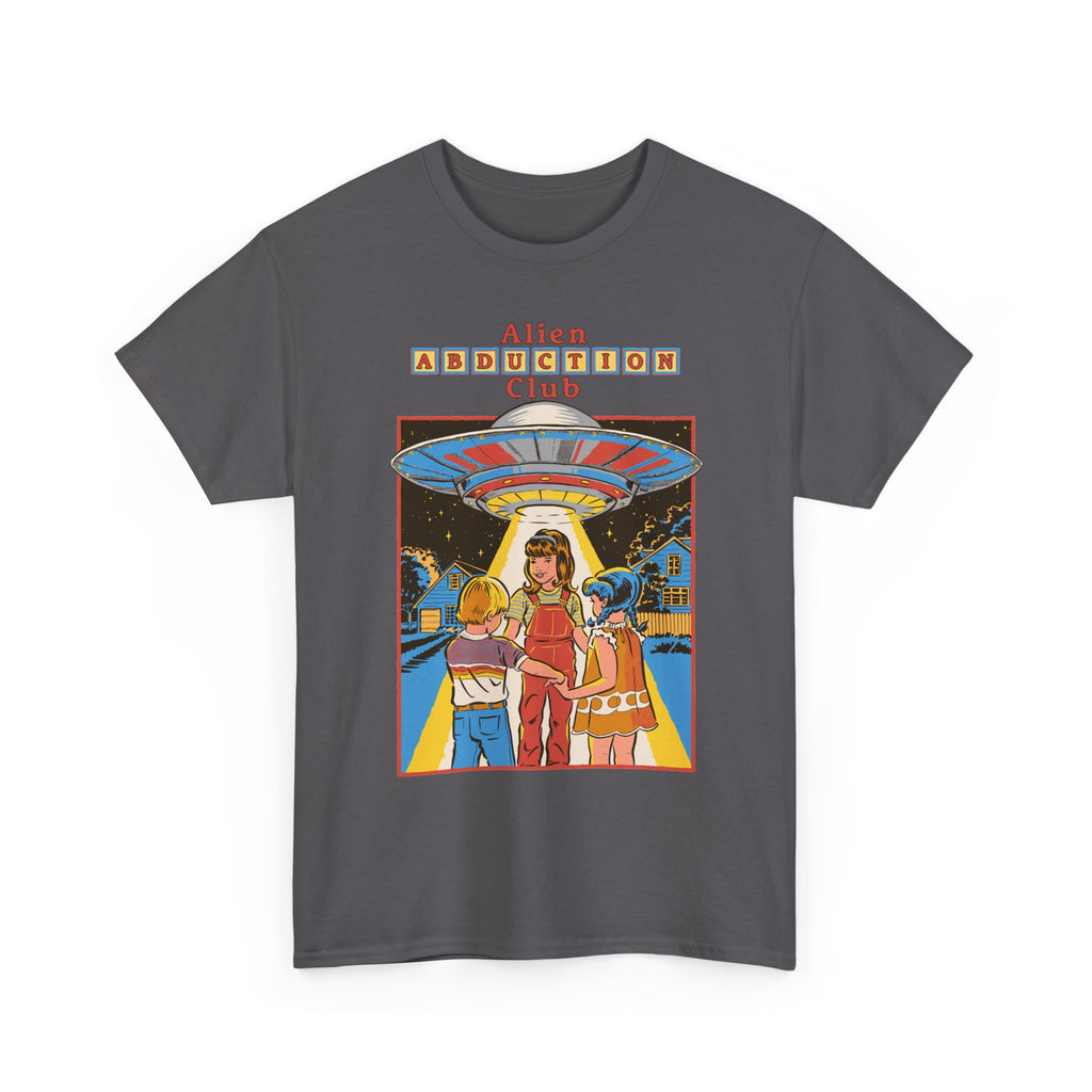 Alien Abduction Club Graphic Tee — Retro UFO Sci‑Fi T-Shirt