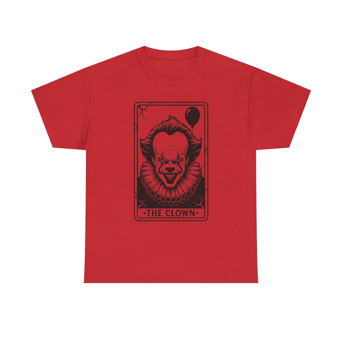 Horror Clown Tarot T-Shirt — 'The Clown' Graphic Tee