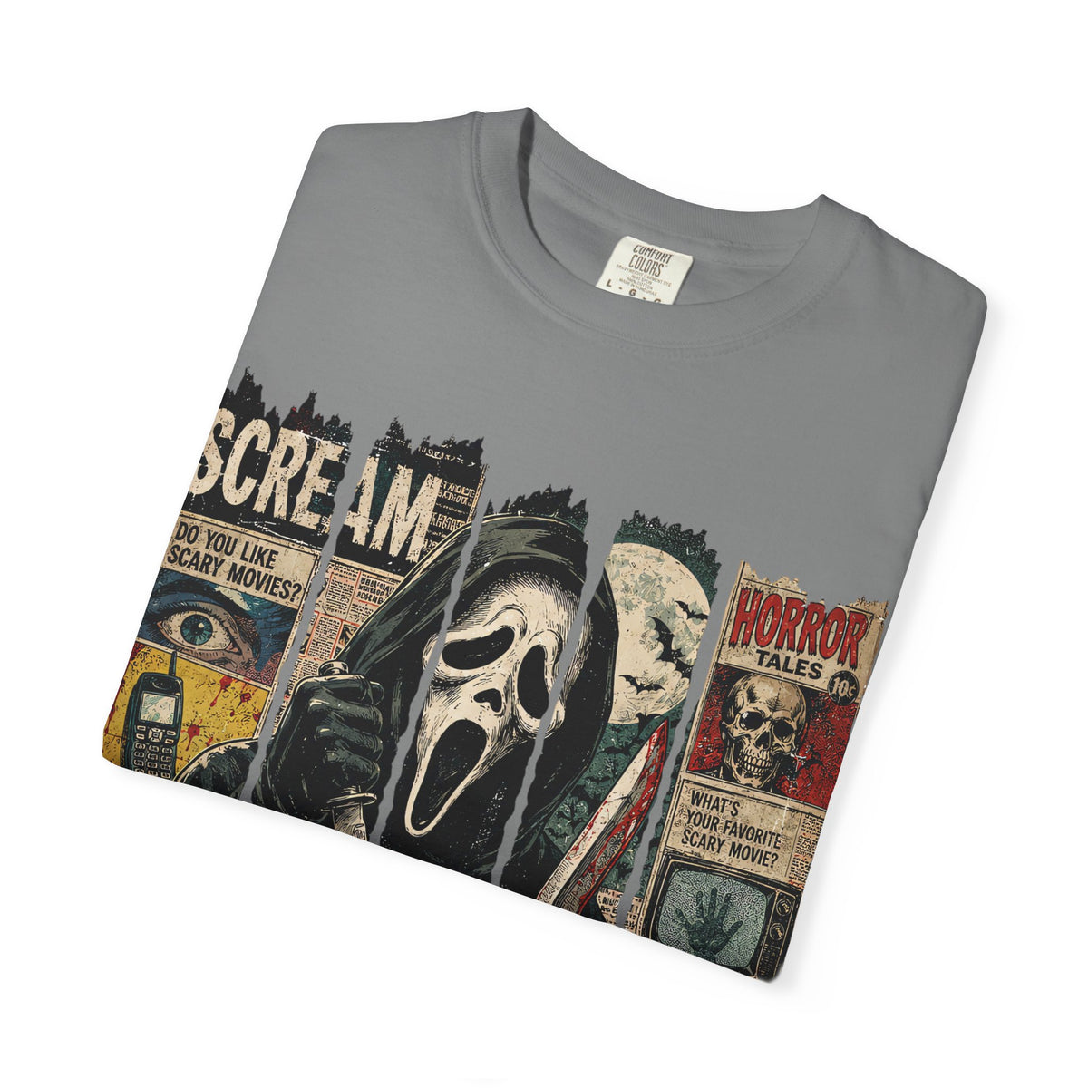 Scream 'Stay Scary' Horror Graphic T-Shirt