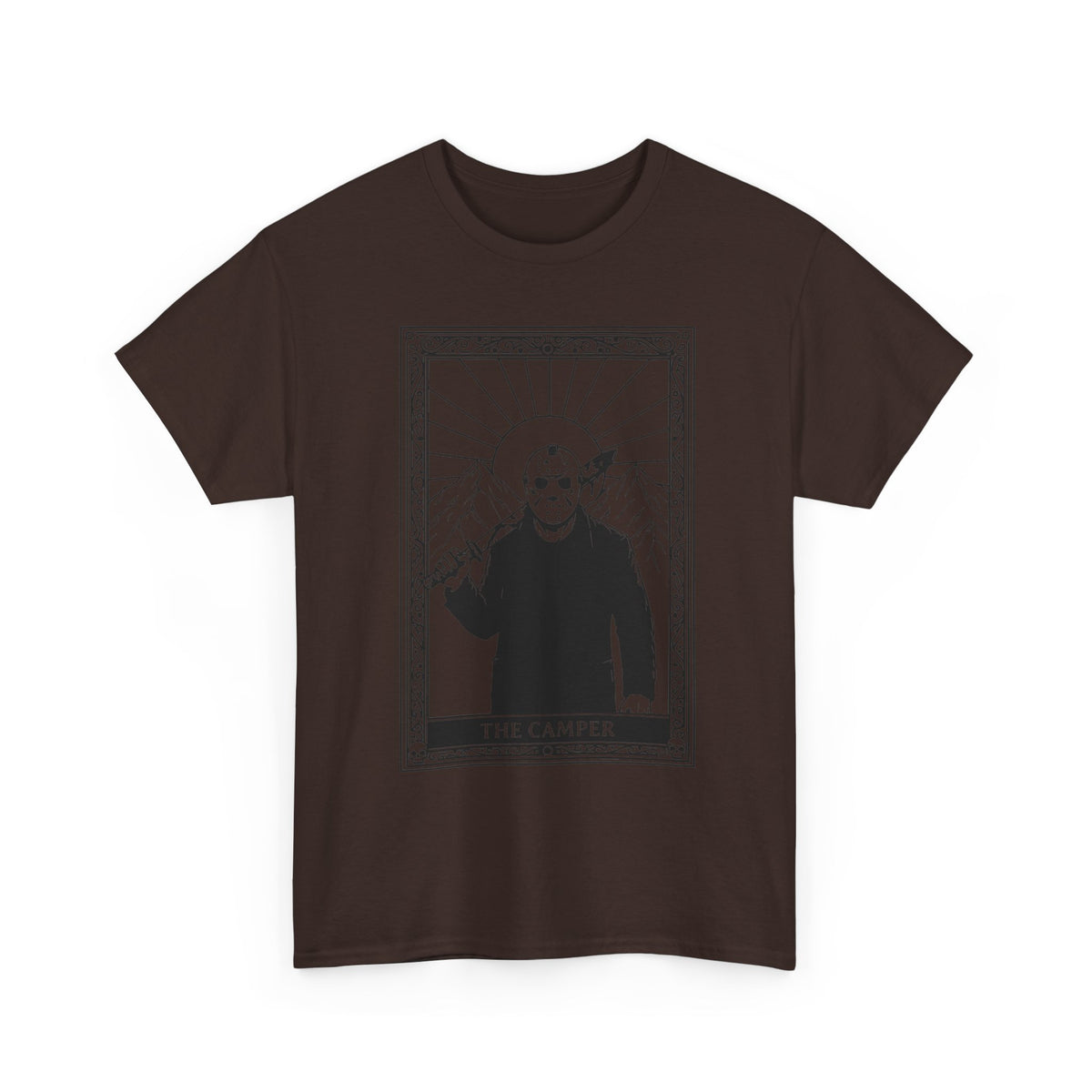 Skull Saint Graphic Tee — Mountain Tarot Illustration