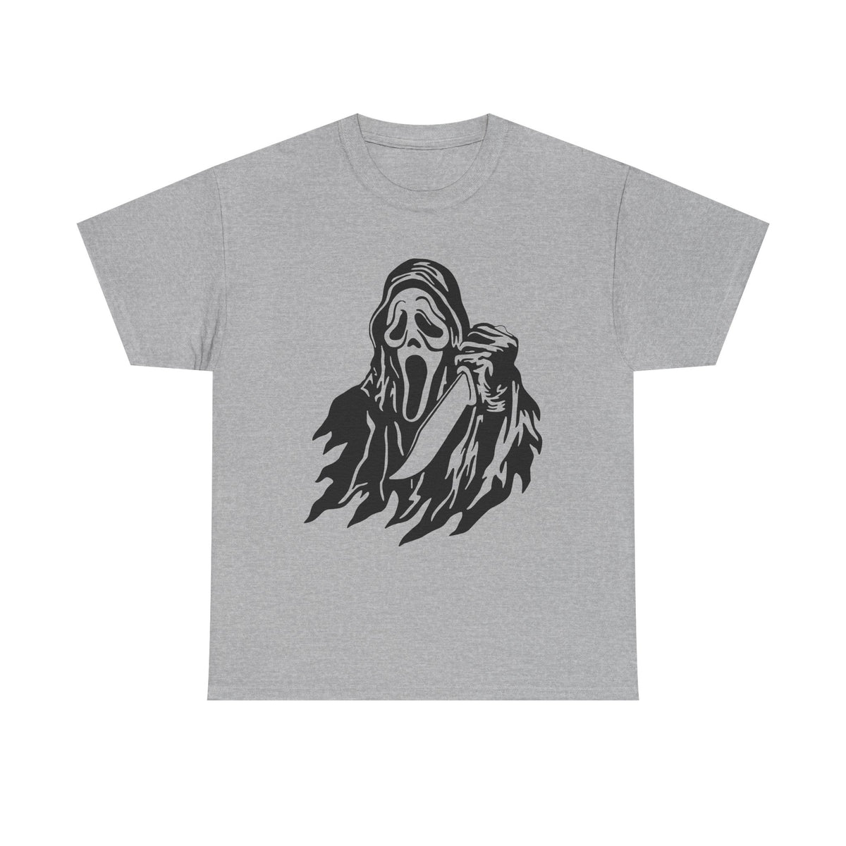 Scream Mask Graphic Tee – Horror Ghost Face T-Shirt