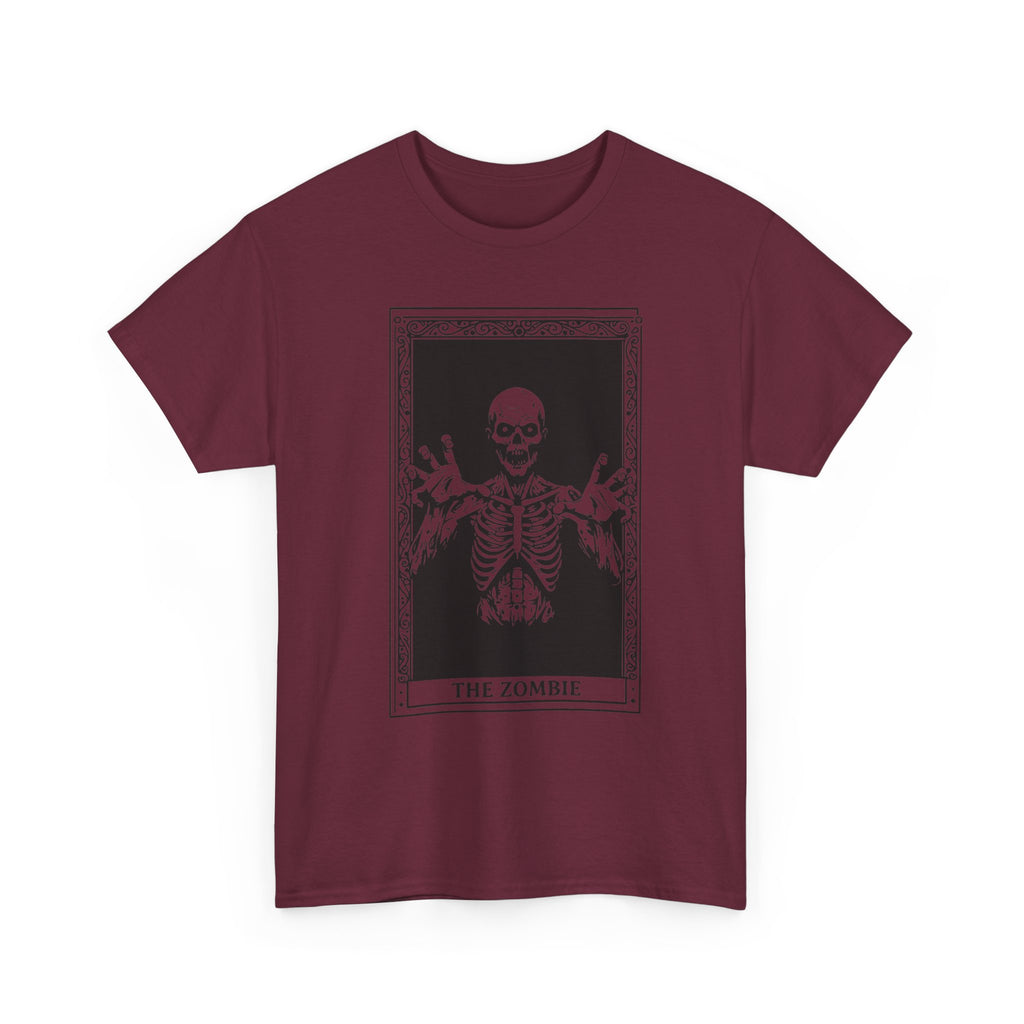 Zombie Tarot T‑Shirt — 'The Zombie' Skeletal Tarot Card Tee