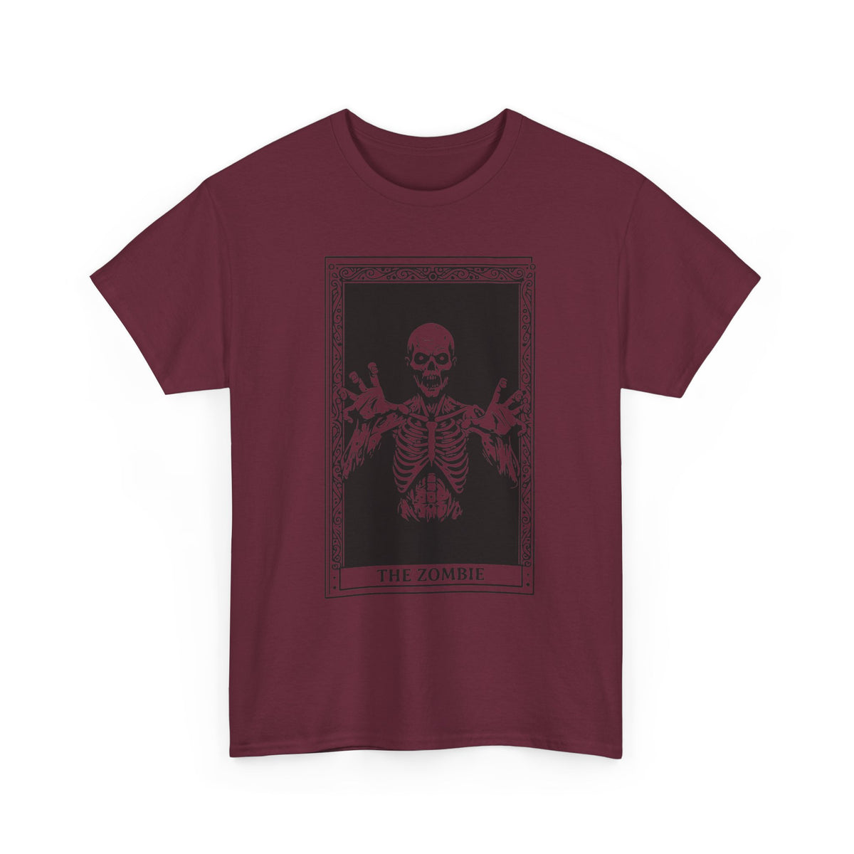Zombie Tarot T‑Shirt — 'The Zombie' Skeletal Tarot Card Tee