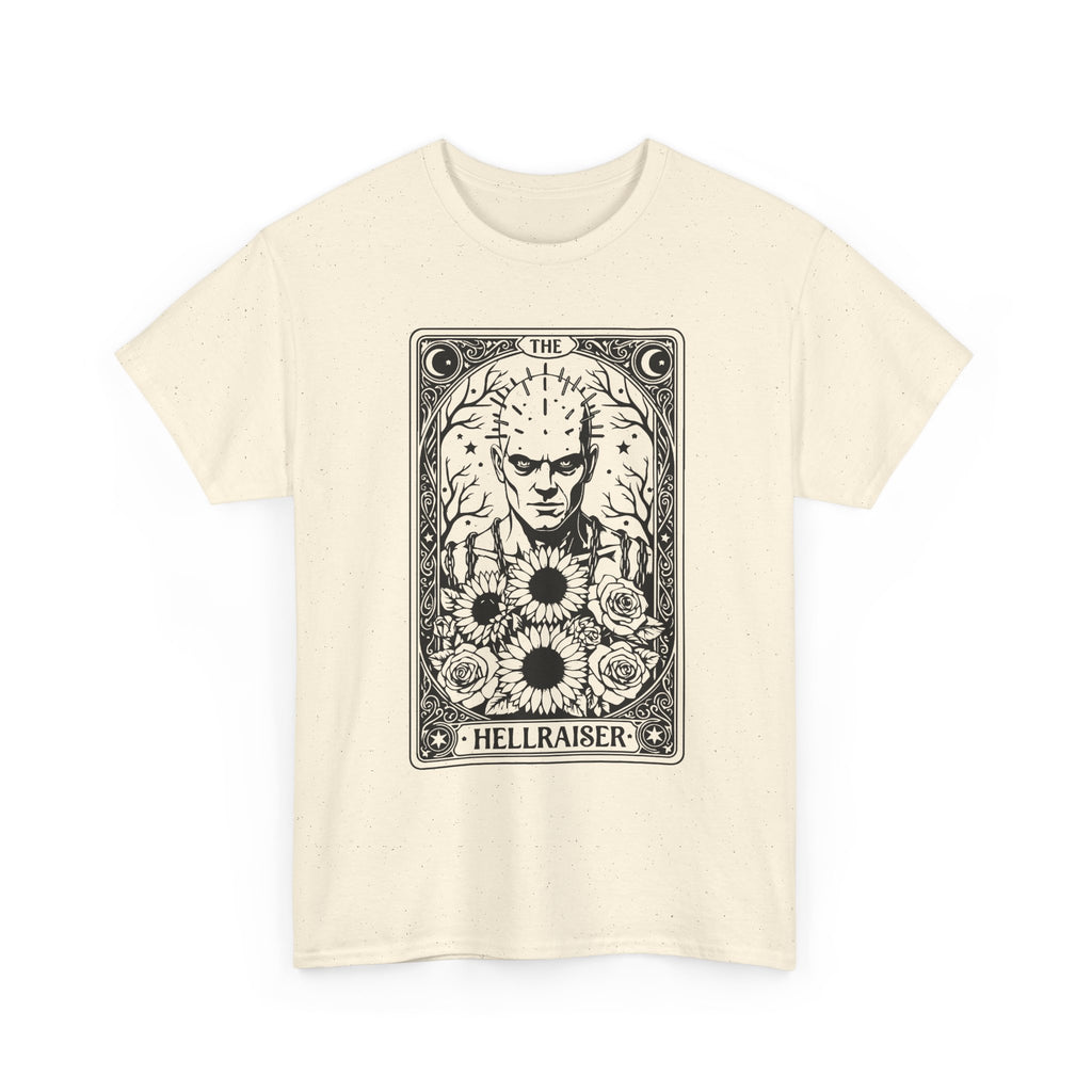 Hellraiser Tarot Card T-Shirt — Gothic Horror Pinhead Graphic Tee