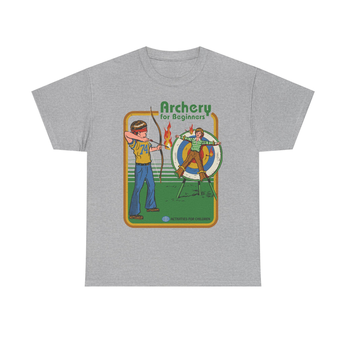 Archery for Beginners T-Shirt — Retro Archery Instruction Tee