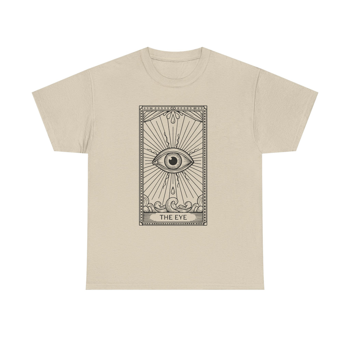 Tarot 'The Eye' Graphic Tee — Mystic Occult Card T-Shirt