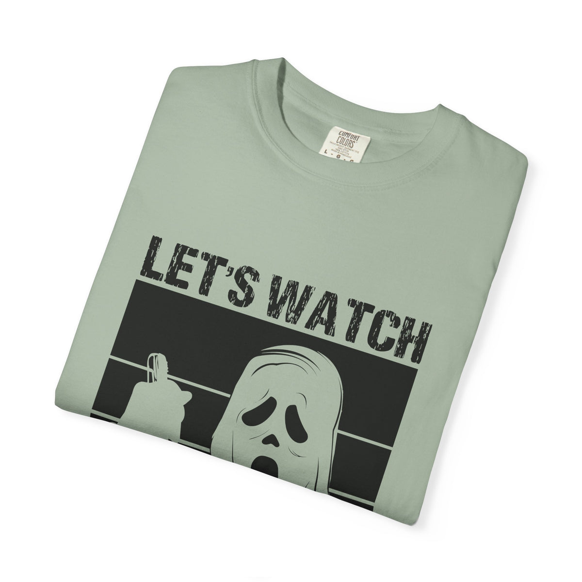 Scary Movies Tee — "Let’s Watch Scary Movies" Horror Graphic T-Shirt
