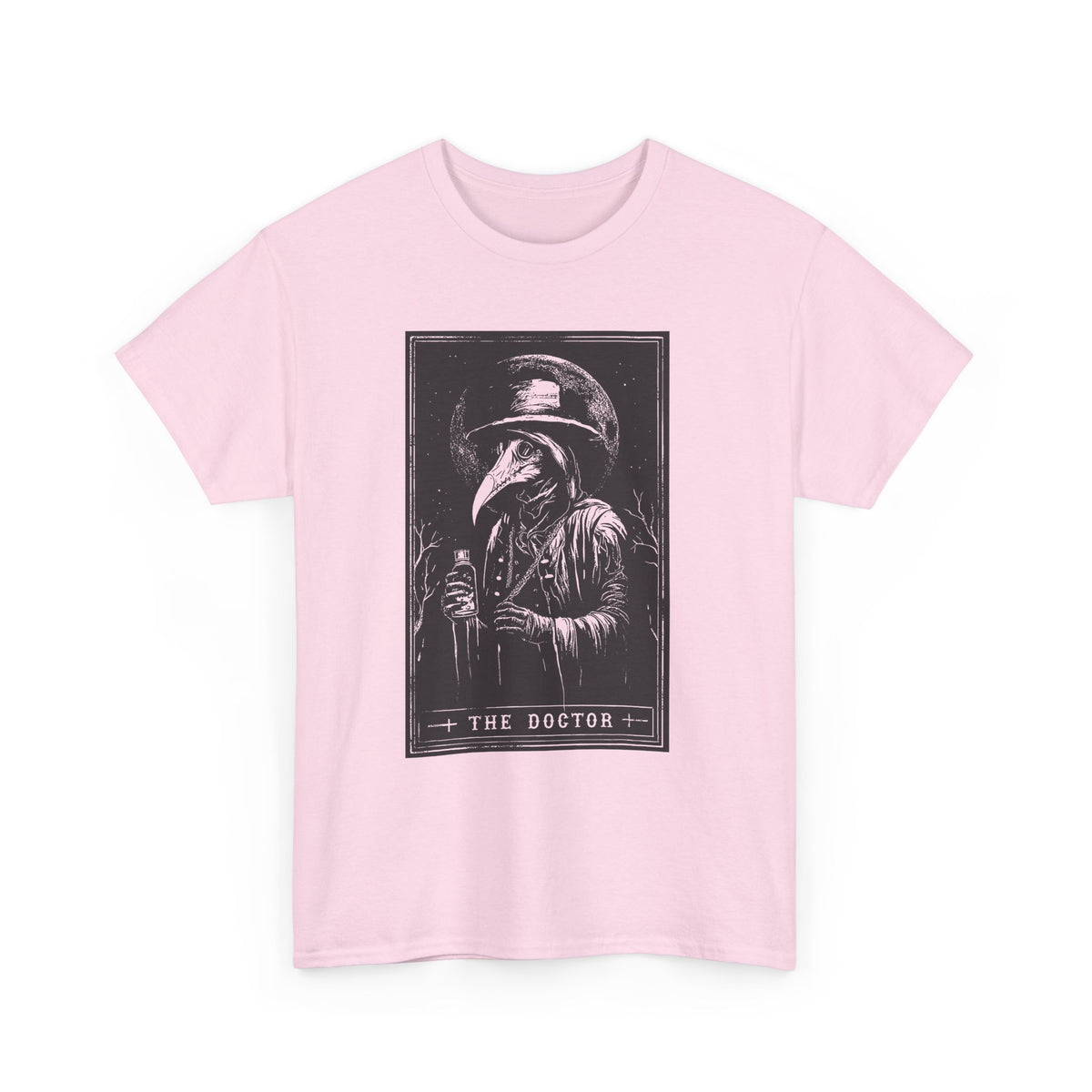 Graphic Tee — 'The Doctor' Plague Doctor Illustration T-Shirt