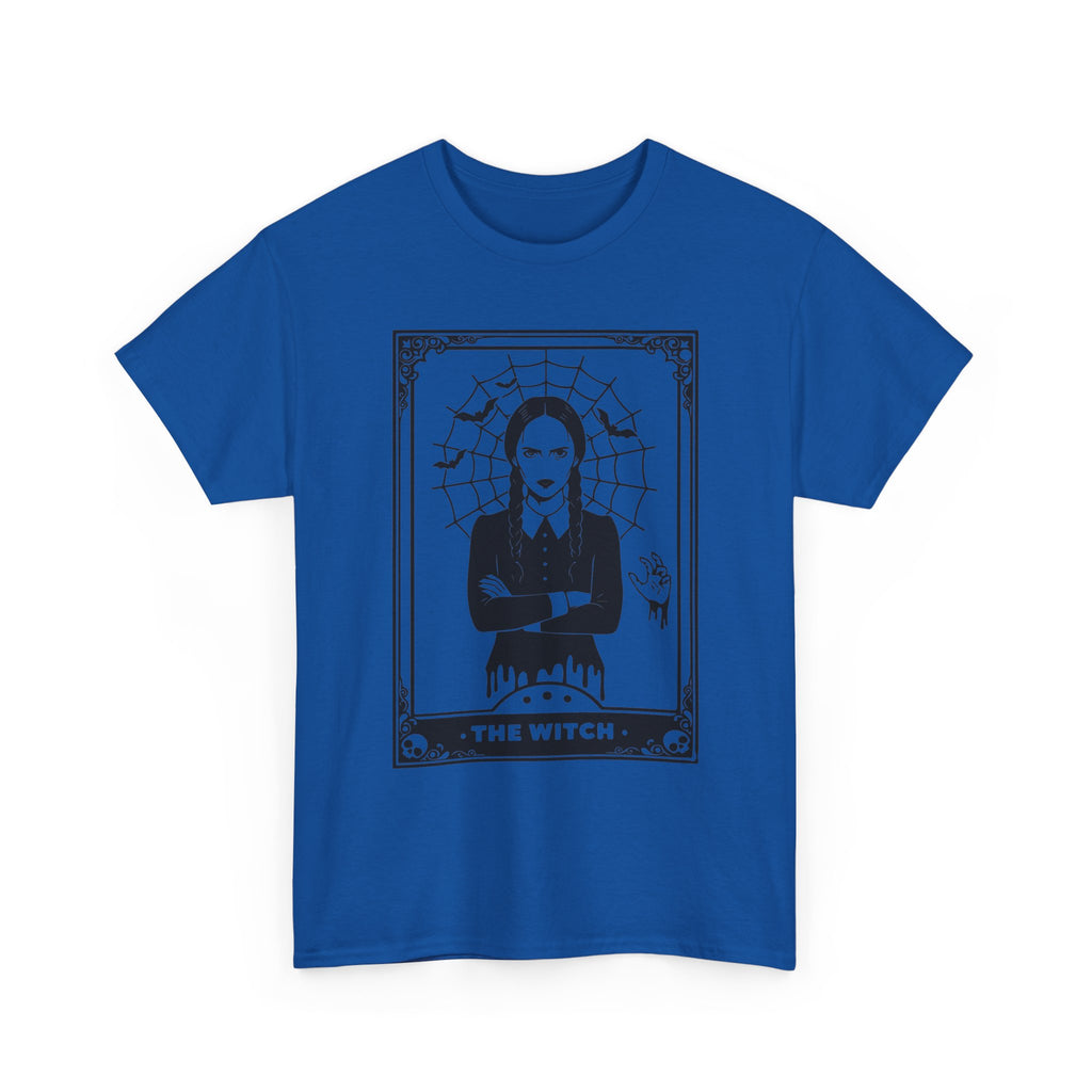 The Witch Graphic Tee - Gothic Tarot-Style Witch T-Shirt