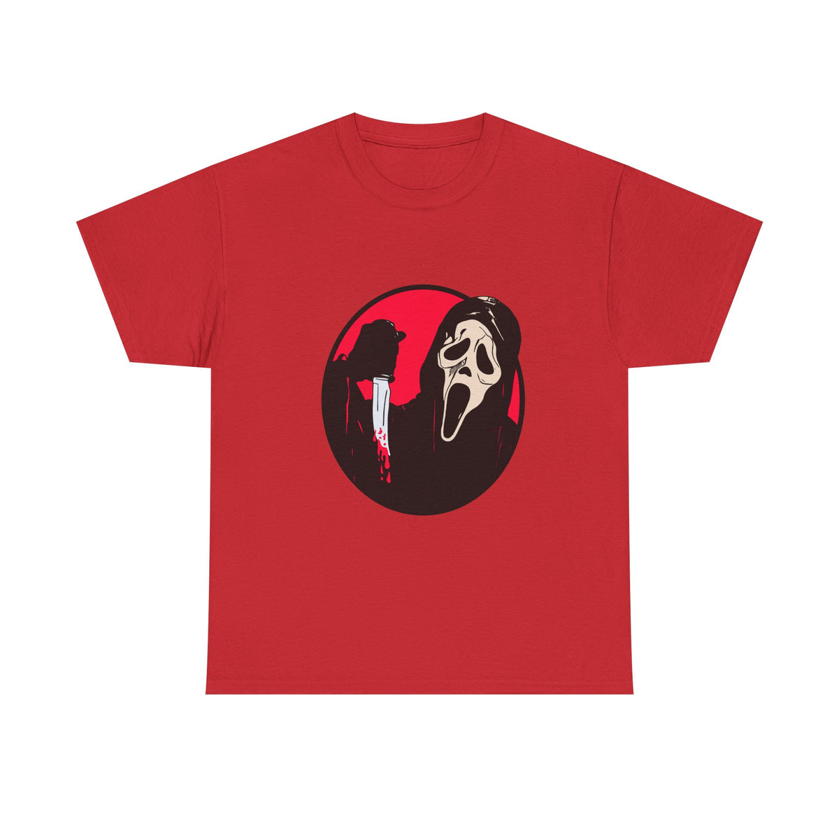 Scream Mask Horror Movie T-Shirt