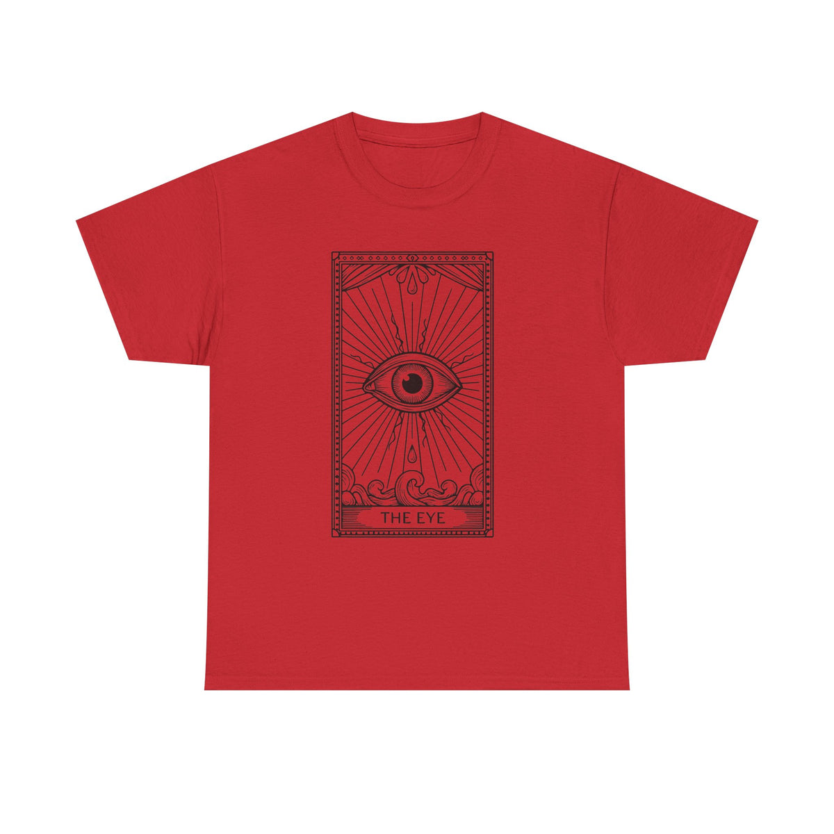 Tarot 'The Eye' Graphic Tee — Mystic Occult Card T-Shirt