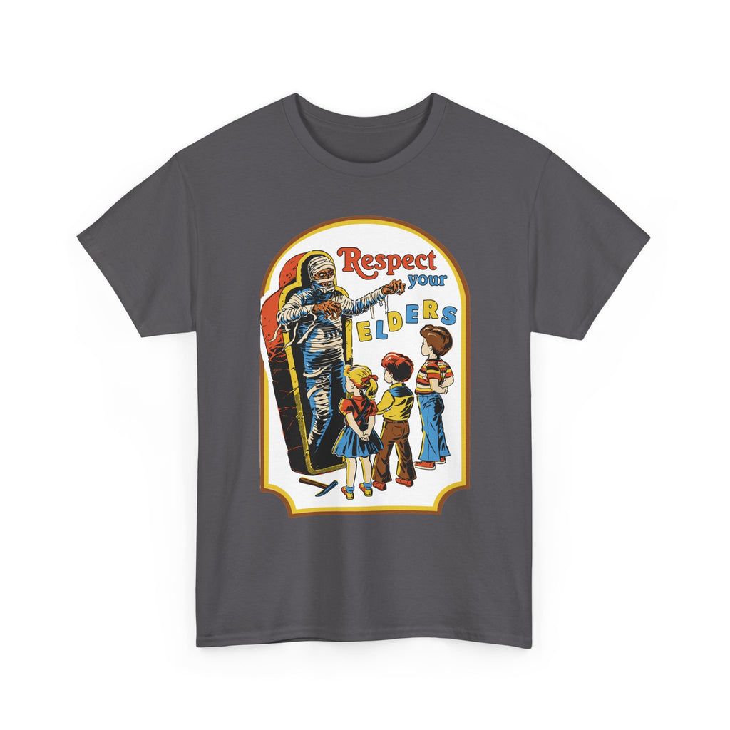 Respect Your Elders Vintage Retro Tee — Kids Learning & Respectful Message T-Shirt