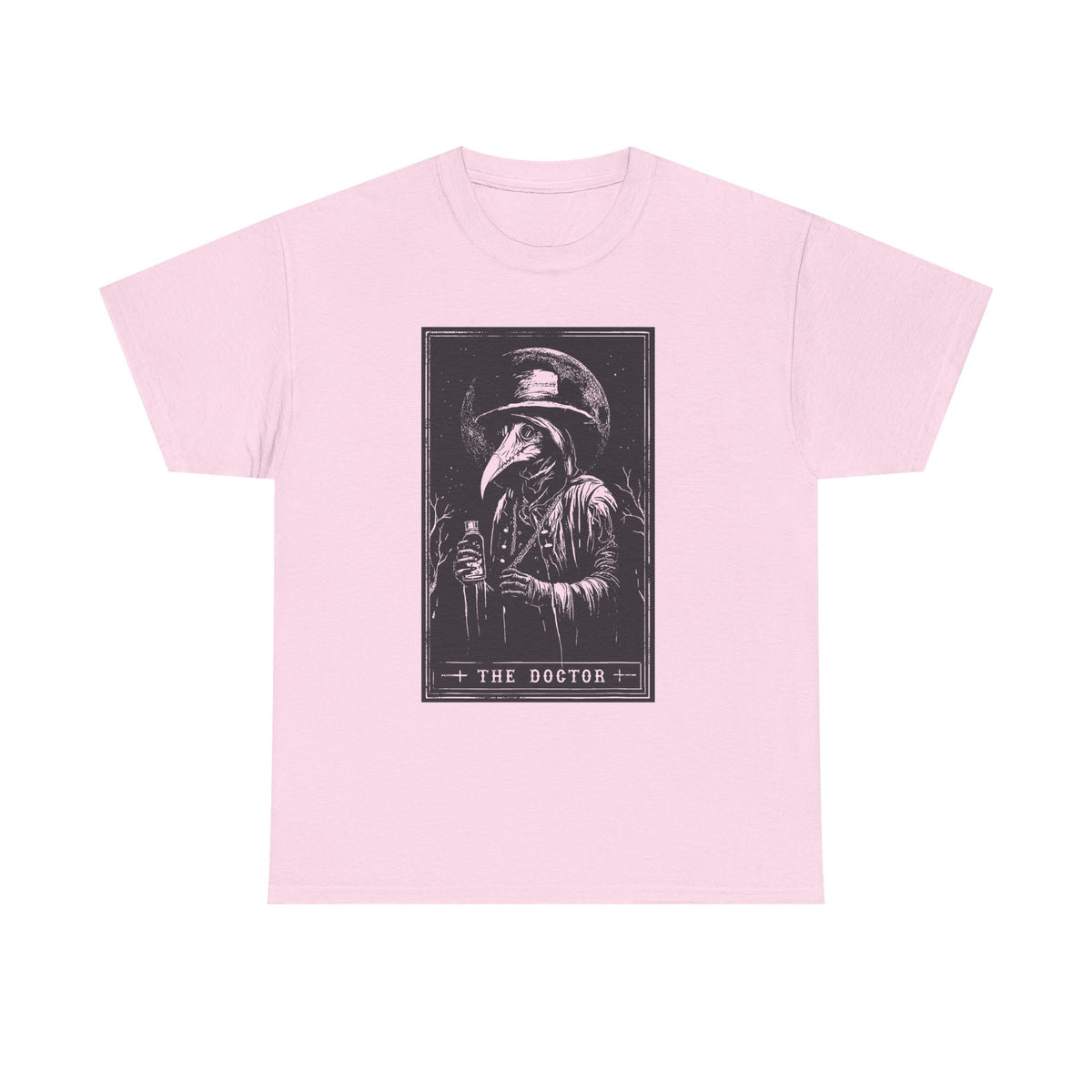 Graphic Tee — 'The Doctor' Plague Doctor Illustration T-Shirt