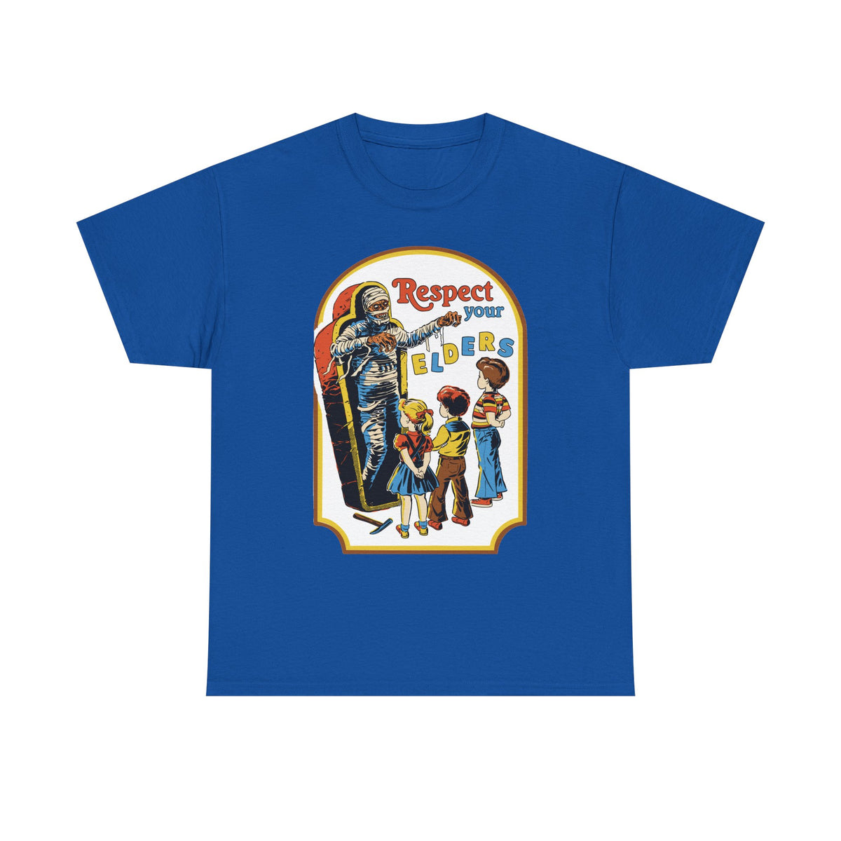 Respect Your Elders Vintage Retro Tee — Kids Learning & Respectful Message T-Shirt