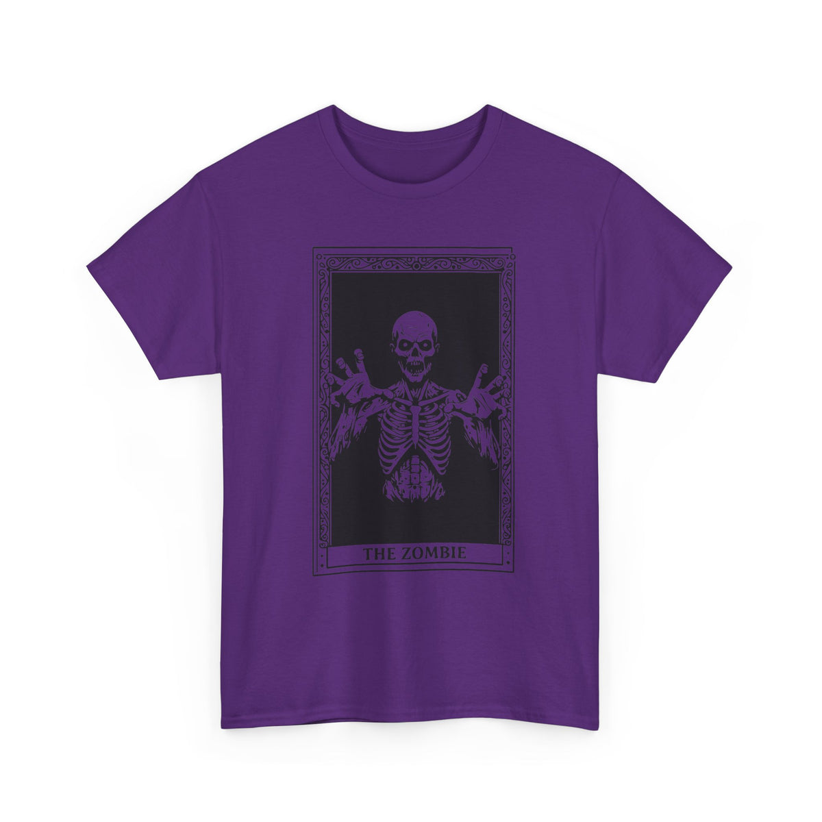 Zombie Tarot T‑Shirt — 'The Zombie' Skeletal Tarot Card Tee
