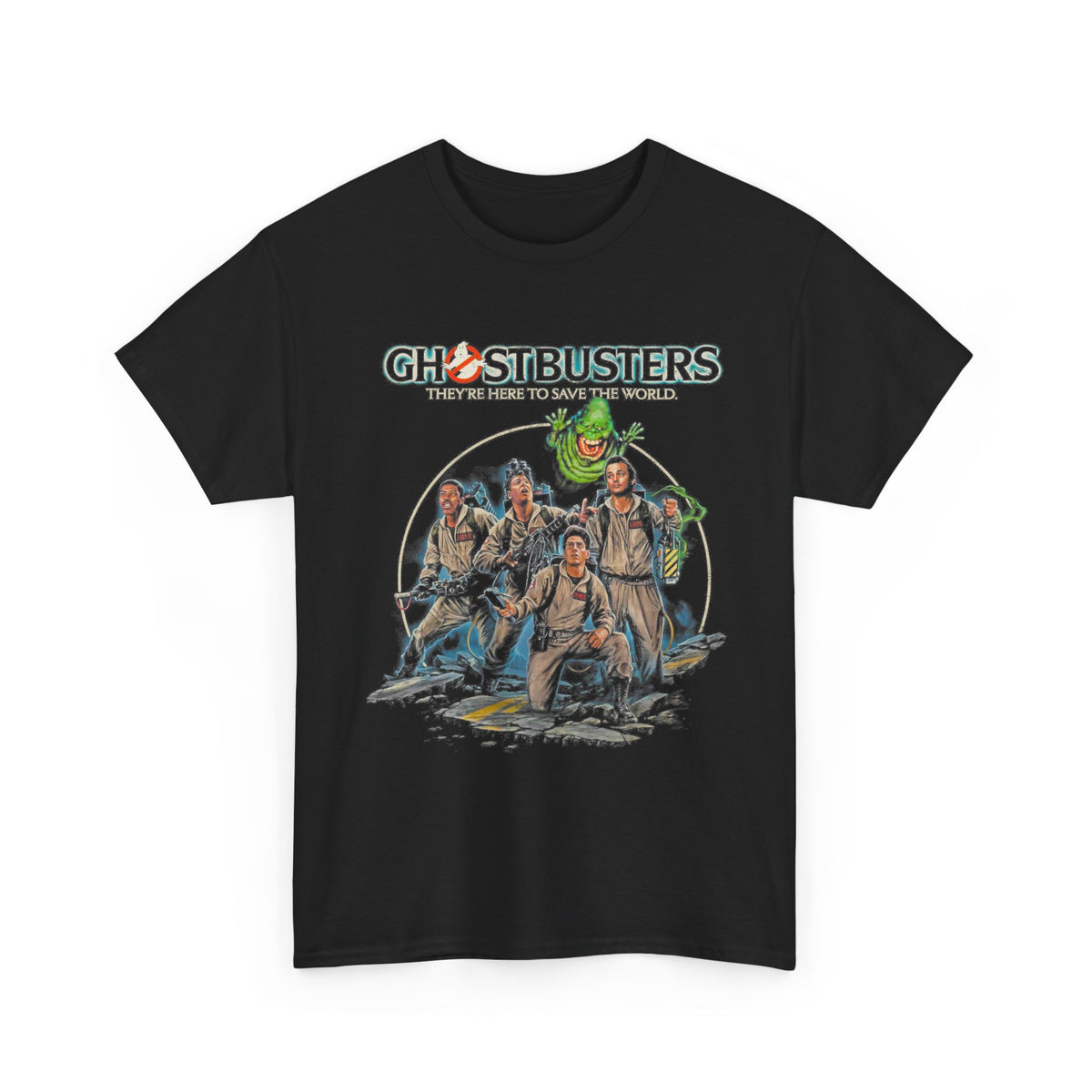 Ghostbusters Retro Logo T-Shirt — Classic Movie Fan Tee