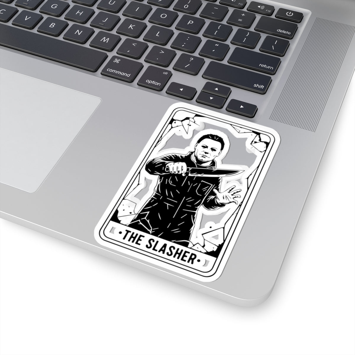 Horror Movie Sticker — “The Slasher” Kiss-Cut Vinyl Decal