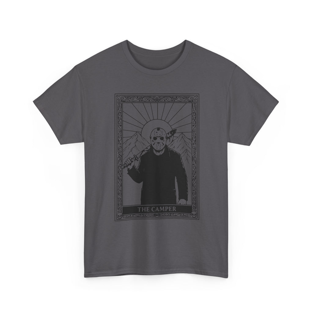 Skull Saint Graphic Tee — Mountain Tarot Illustration