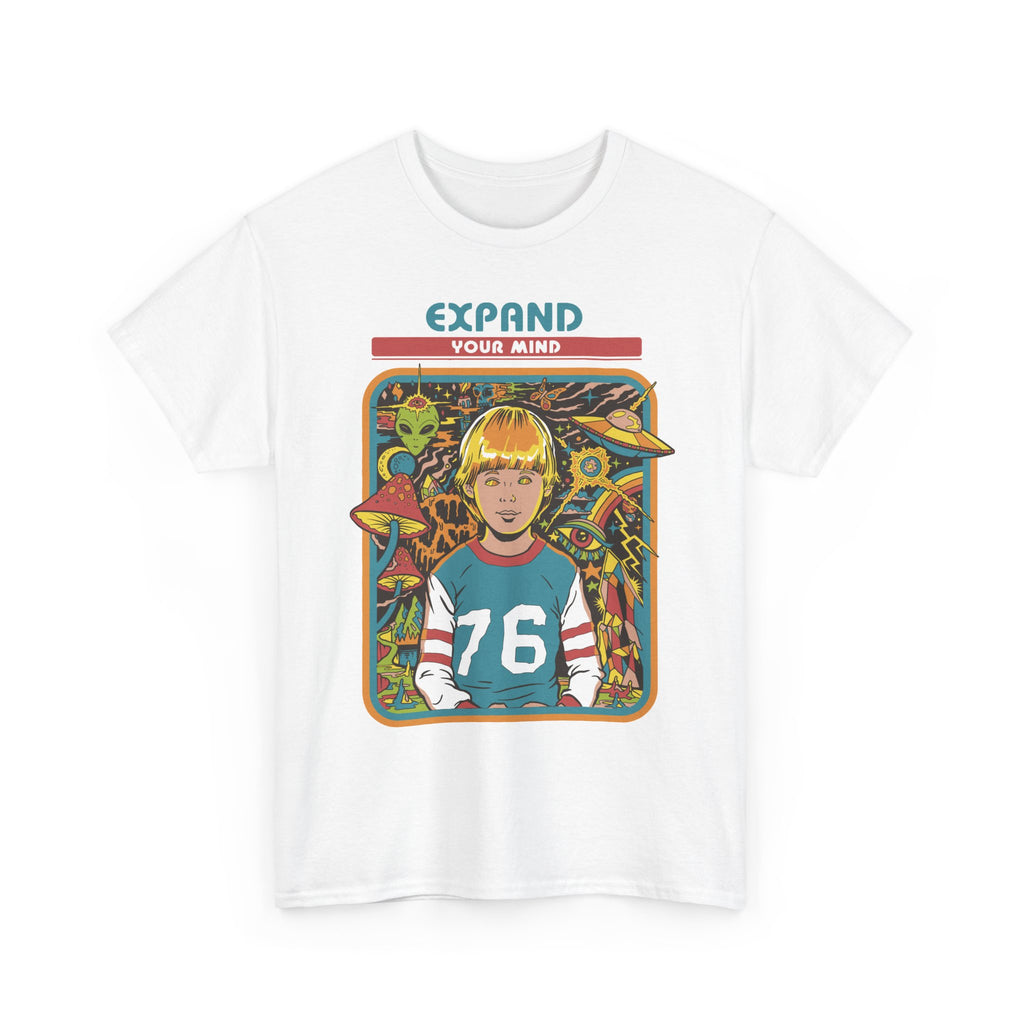 Retro 'Expand Your Mind' Tee — Vintage Sci‑Fi Graphic T-Shirt