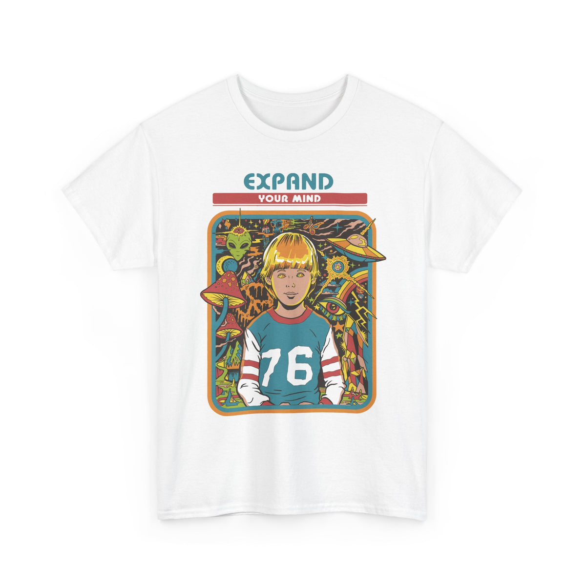 Retro 'Expand Your Mind' Tee — Vintage Sci‑Fi Graphic T-Shirt