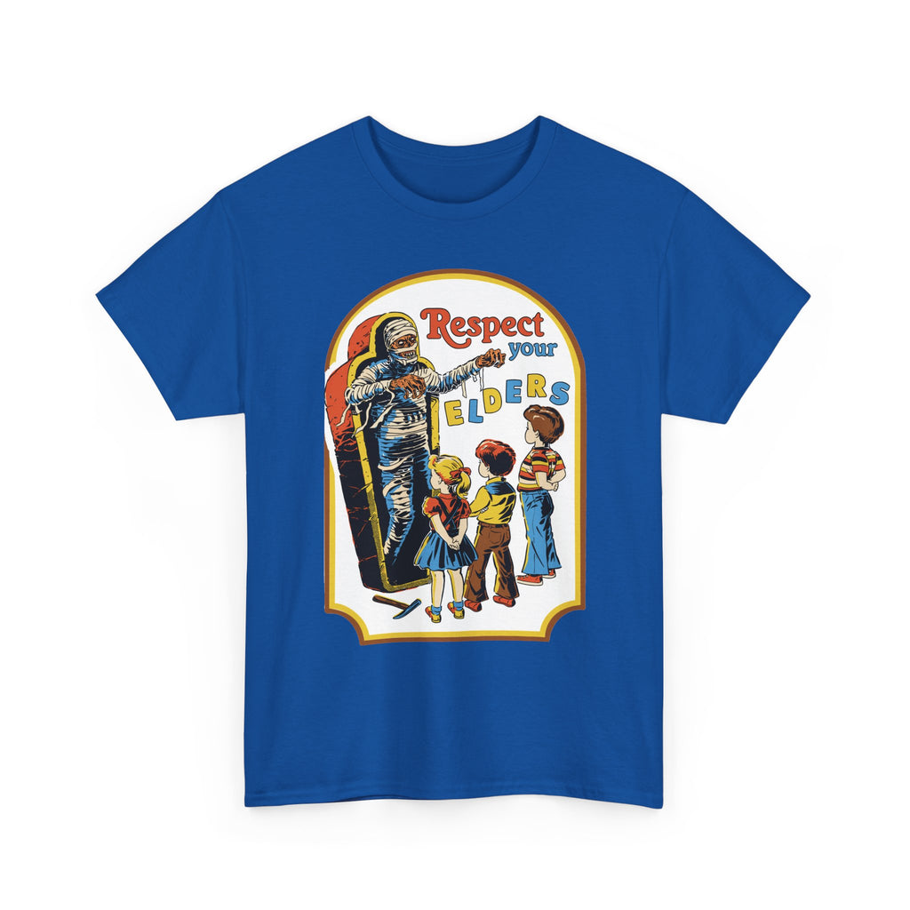 Respect Your Elders Vintage Retro Tee — Kids Learning & Respectful Message T-Shirt
