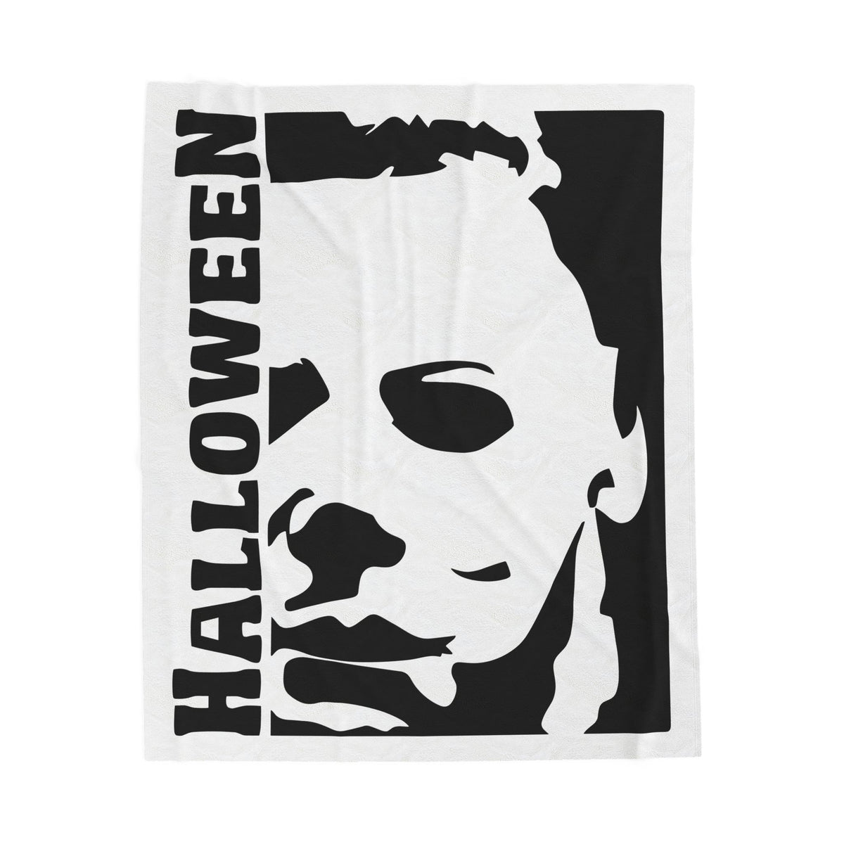 Halloween Michael Myers Velveteen Plush Blanket – Horror Movie Throw
