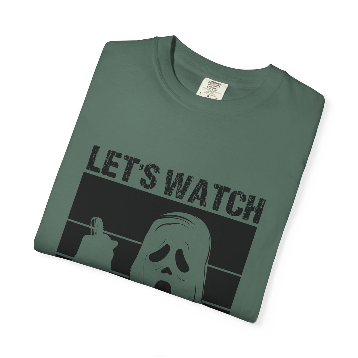 Scary Movies Tee — "Let’s Watch Scary Movies" Horror Graphic T-Shirt