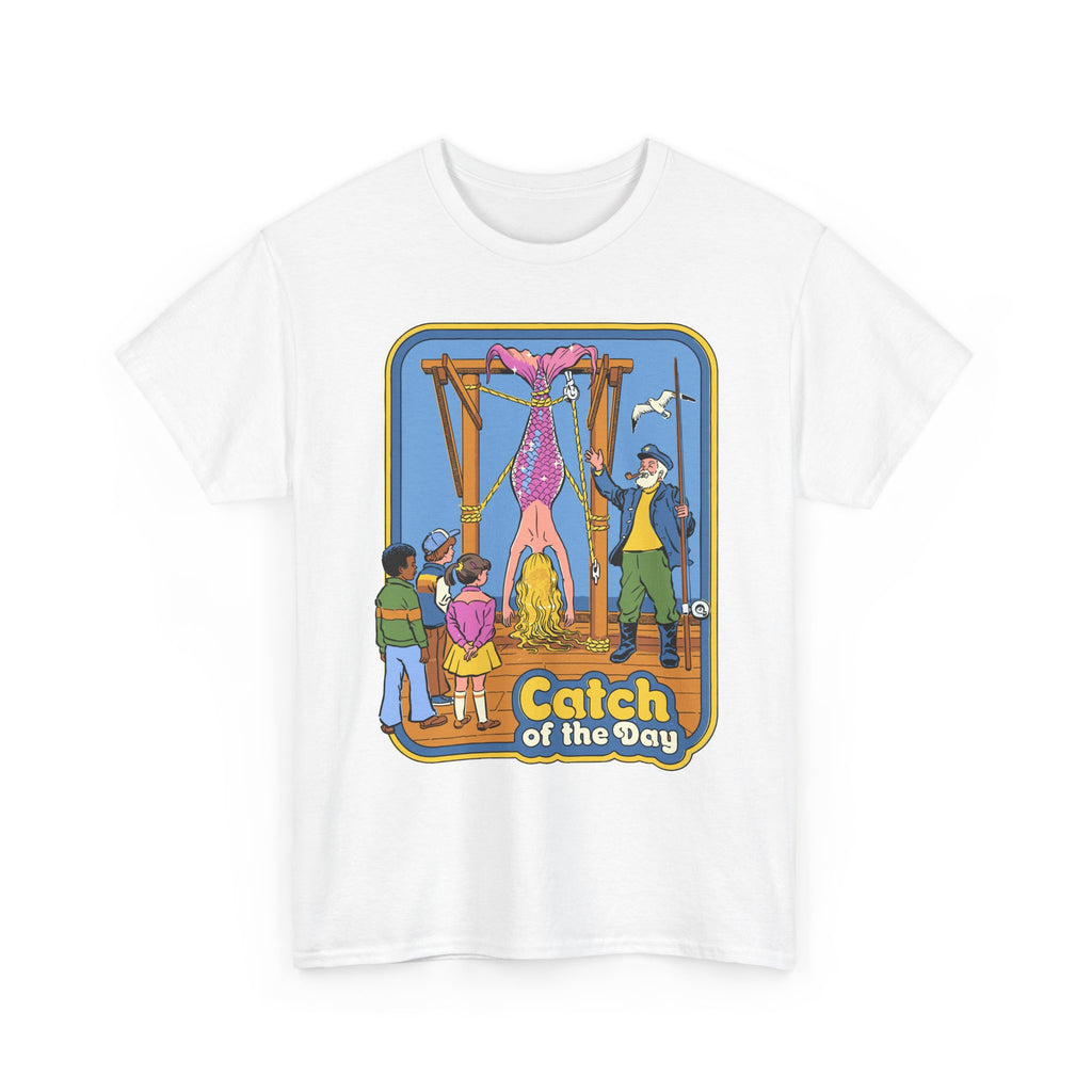 T-Shirt — "Catch of the Day" Retro Fishing Illustration Tee