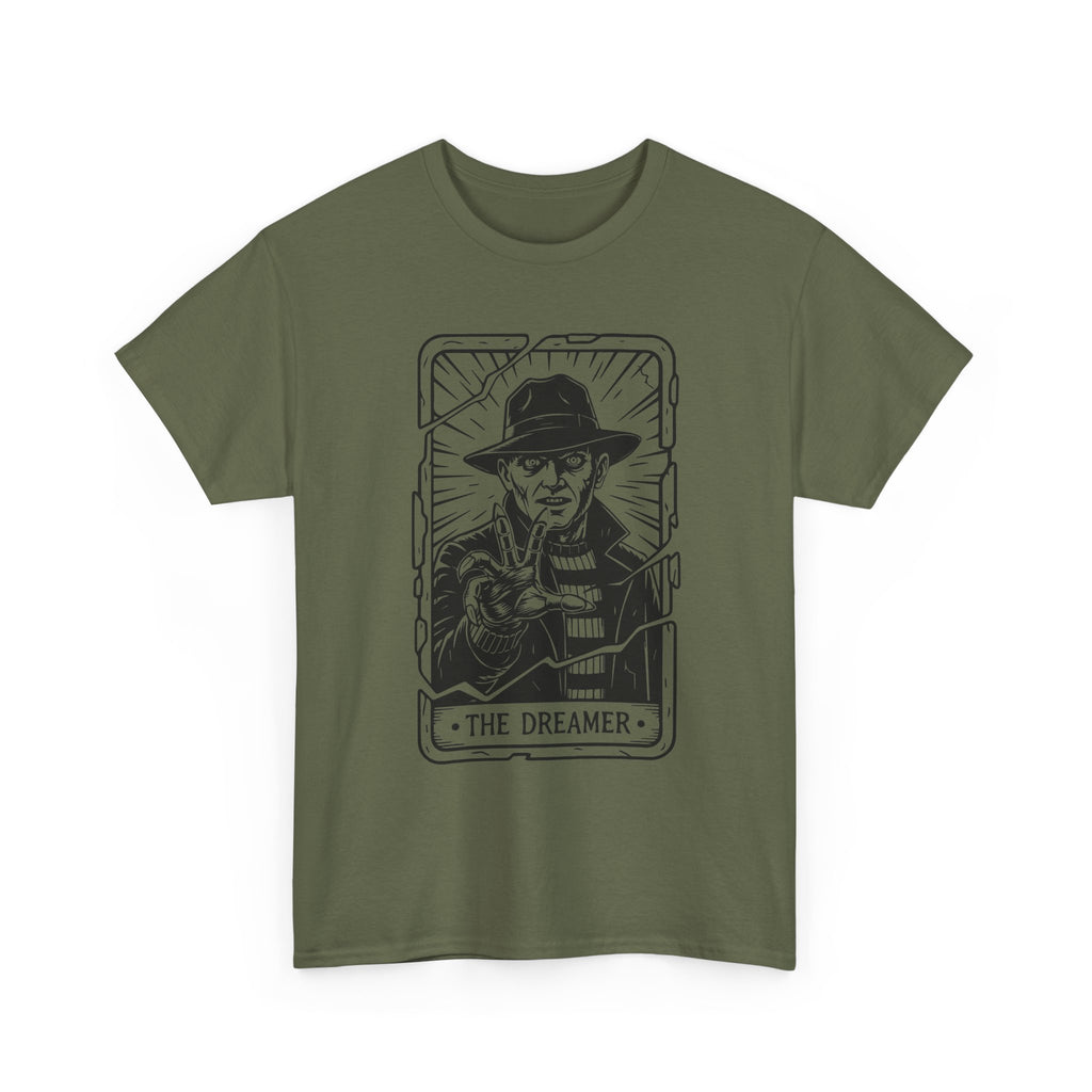 Dreamer Tarot Tee — Vintage Noir Illustration T-Shirt