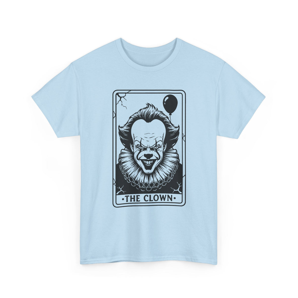 Horror Clown Tarot T-Shirt — 'The Clown' Graphic Tee
