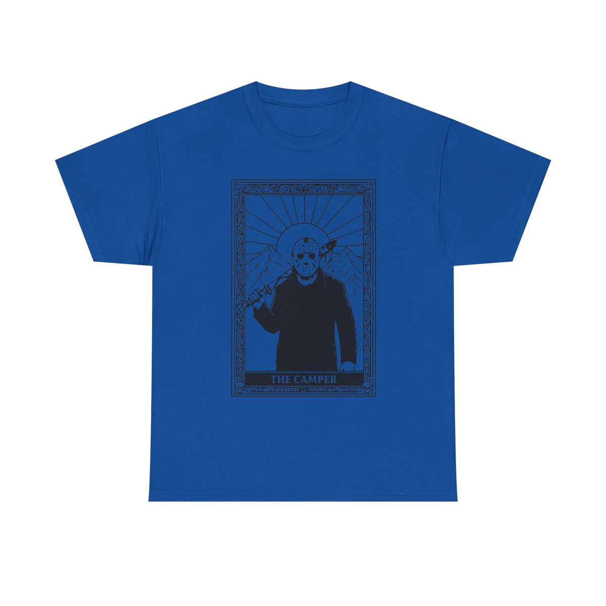 Skull Saint Graphic Tee — Mountain Tarot Illustration