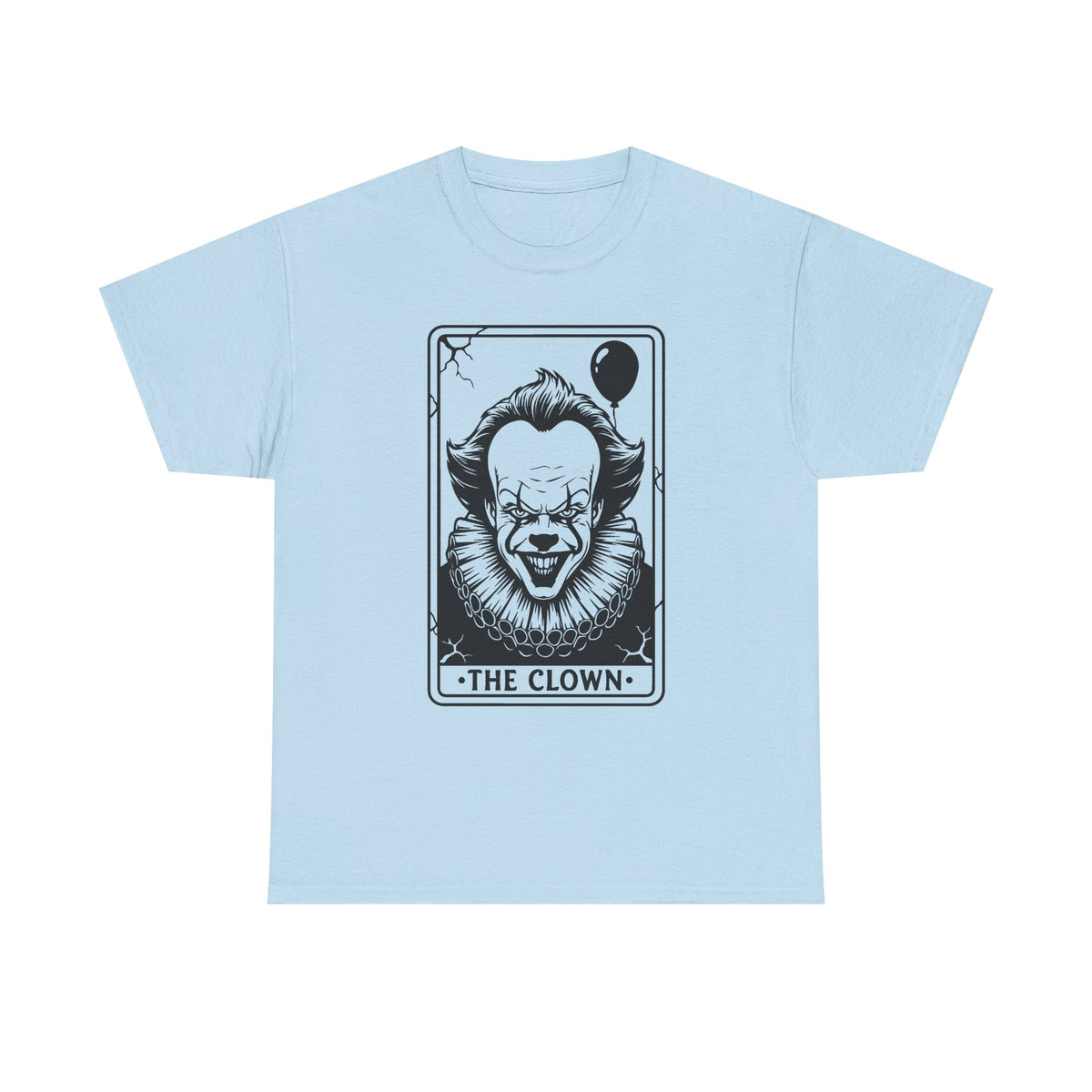 Horror Clown Tarot T-Shirt — 'The Clown' Graphic Tee
