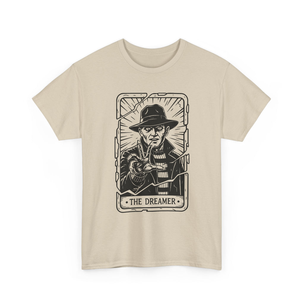 Dreamer Tarot Tee — Vintage Noir Illustration T-Shirt