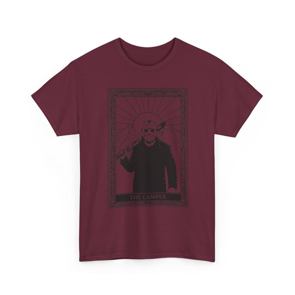 Skull Saint Graphic Tee — Mountain Tarot Illustration